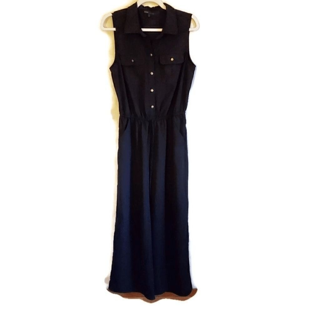 BEBOP Black Sleeveless Pants Jumper Size Large